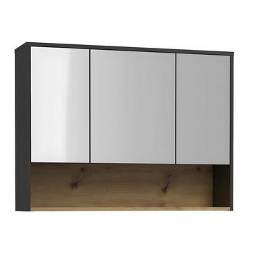 Badezimmer Spiegelschrank - Anthrazit - 100 cm - YANGRA