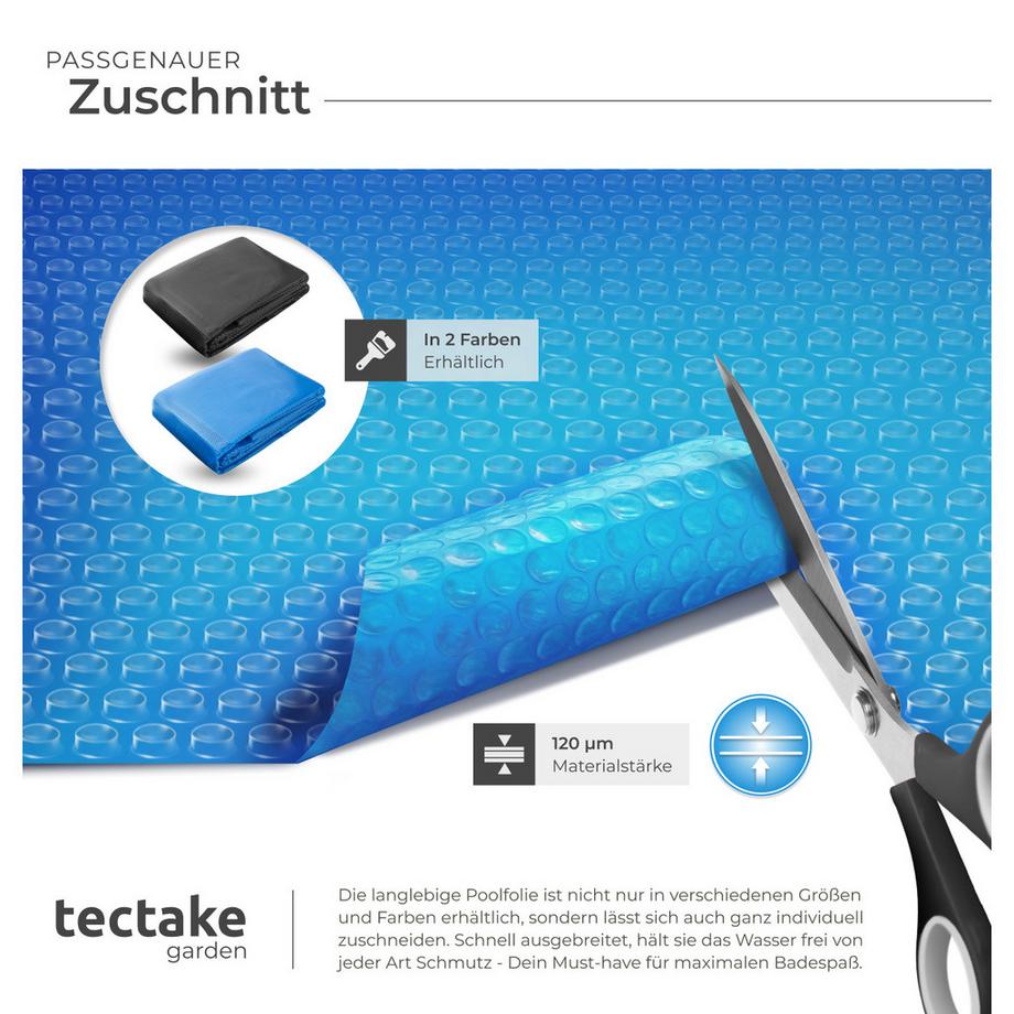 Tectake  Copertura per piscina  Rettangolare, galleggiante 