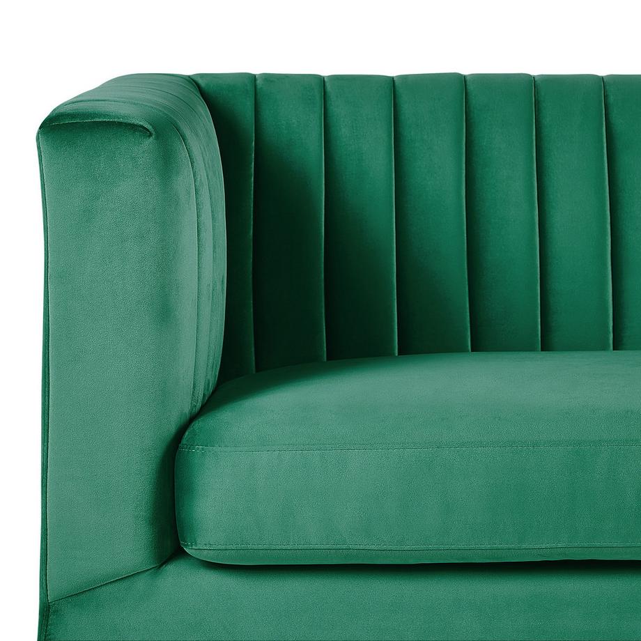 Beliani 3 Sitzer Sofa aus Samtstoff  ARVIKA  