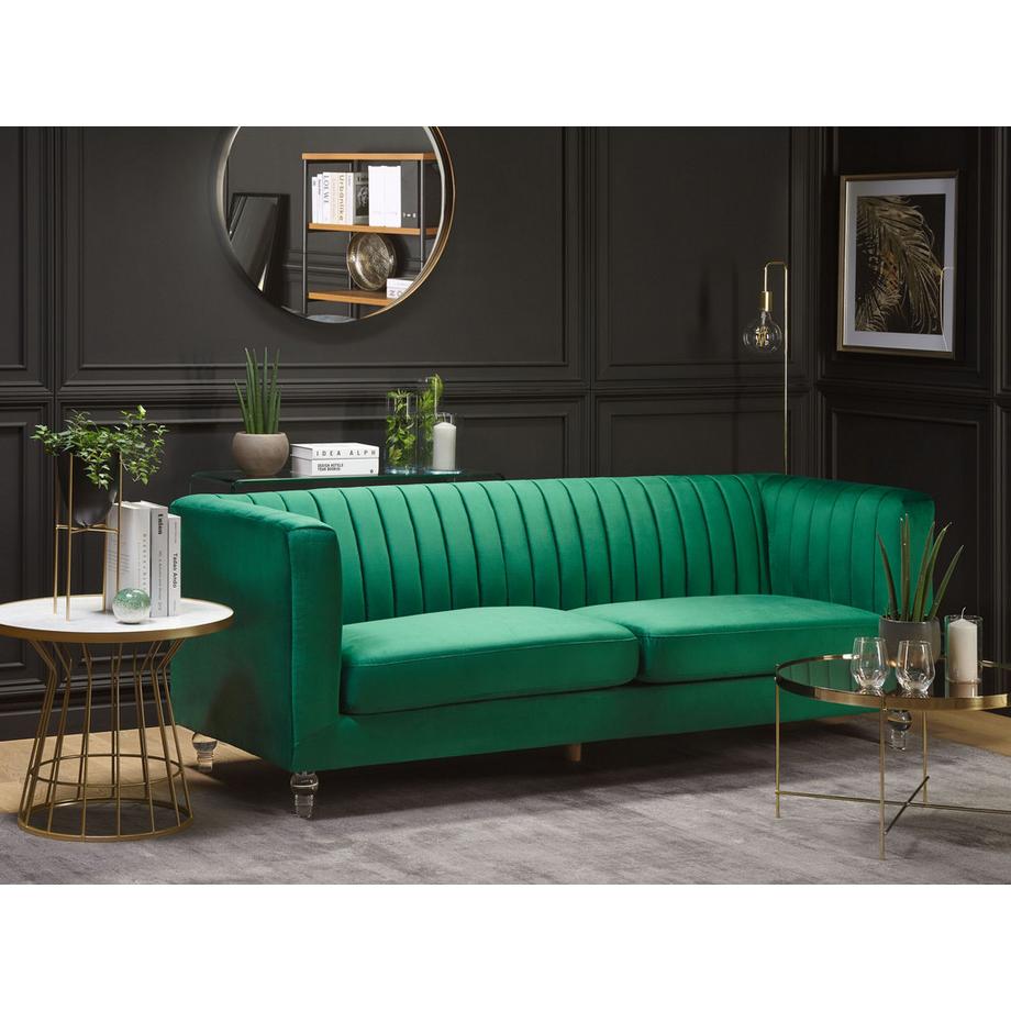 Beliani 3 Sitzer Sofa aus Samtstoff  ARVIKA  