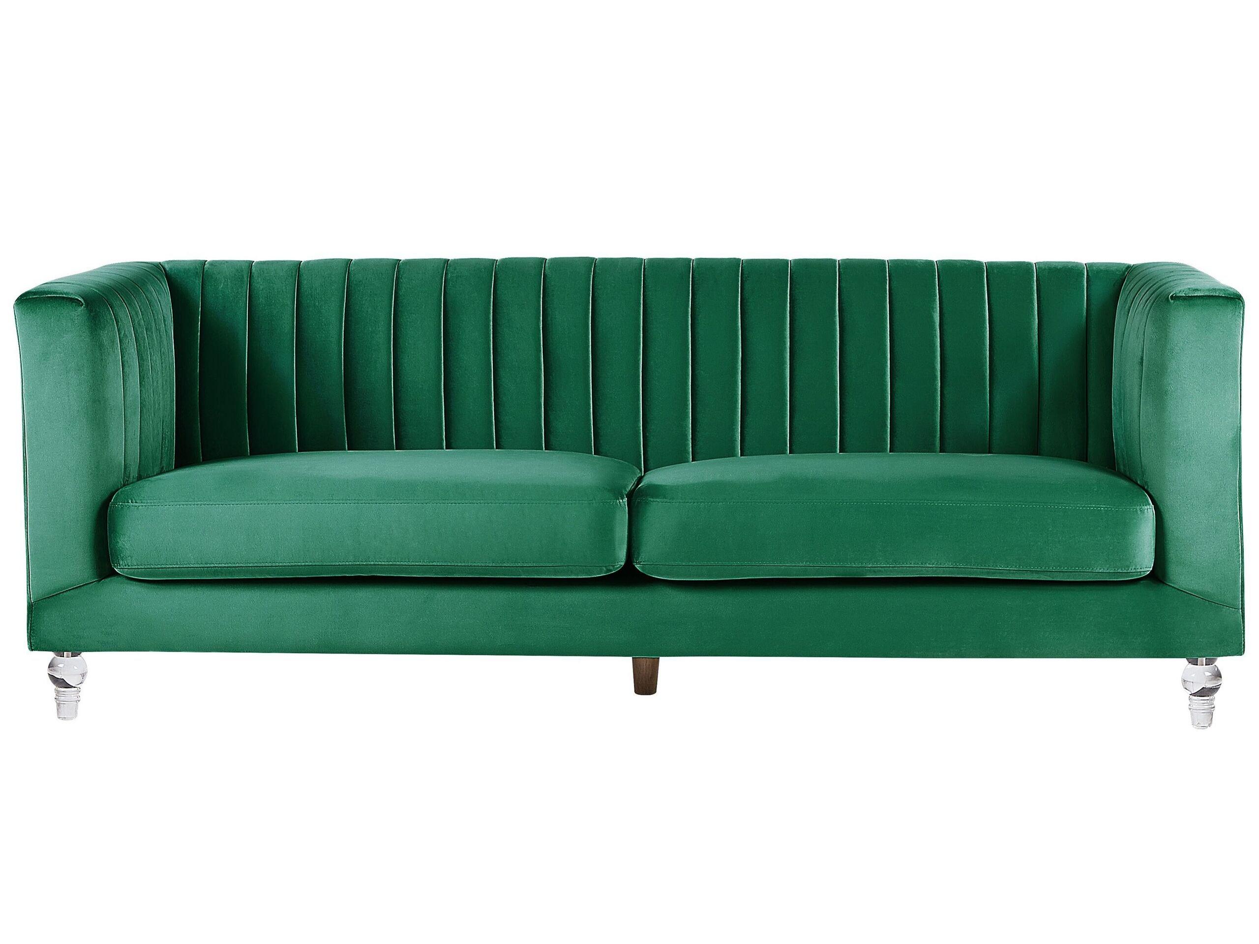 Beliani 3 Sitzer Sofa aus Samtstoff Modern ARVIKA  