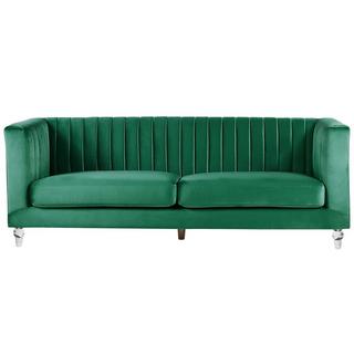 Beliani 3 Sitzer Sofa aus Samtstoff Modern ARVIKA  