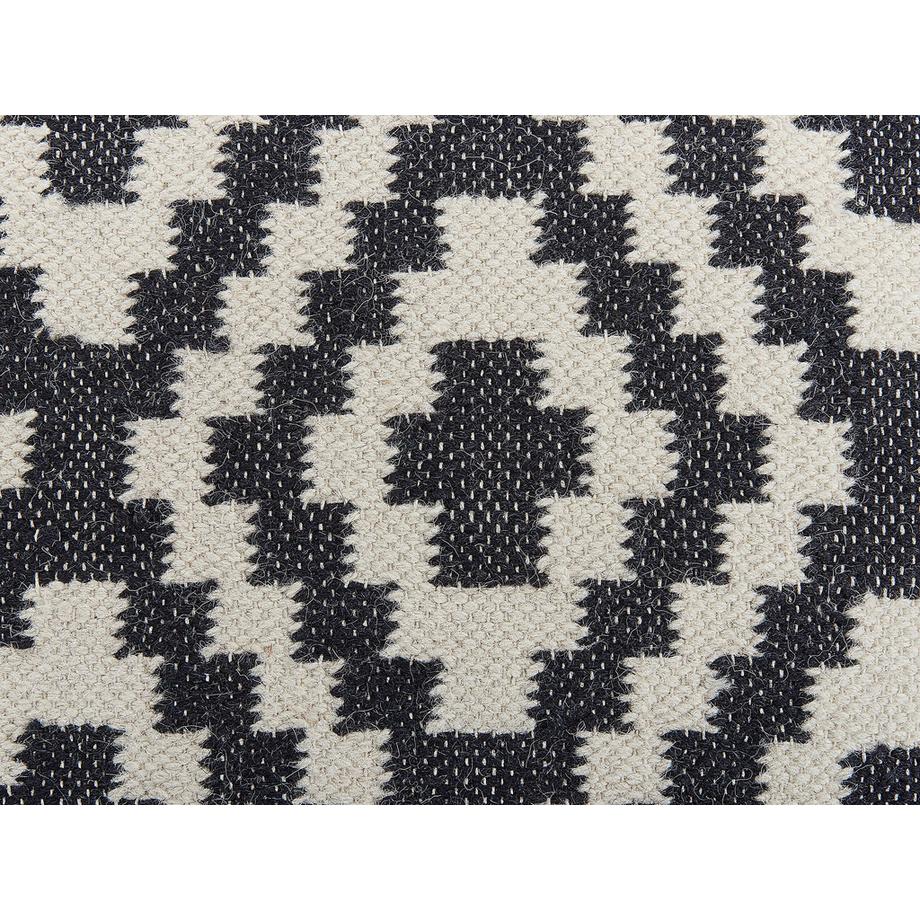 Beliani Pouf en Laine Moderne KNIDOS  