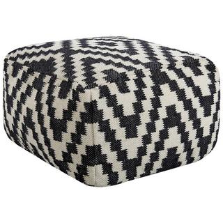 Beliani Pouf en Laine Moderne KNIDOS  