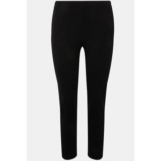 Ulla Popken  Pantalon en jersey texturé, taille élastique 