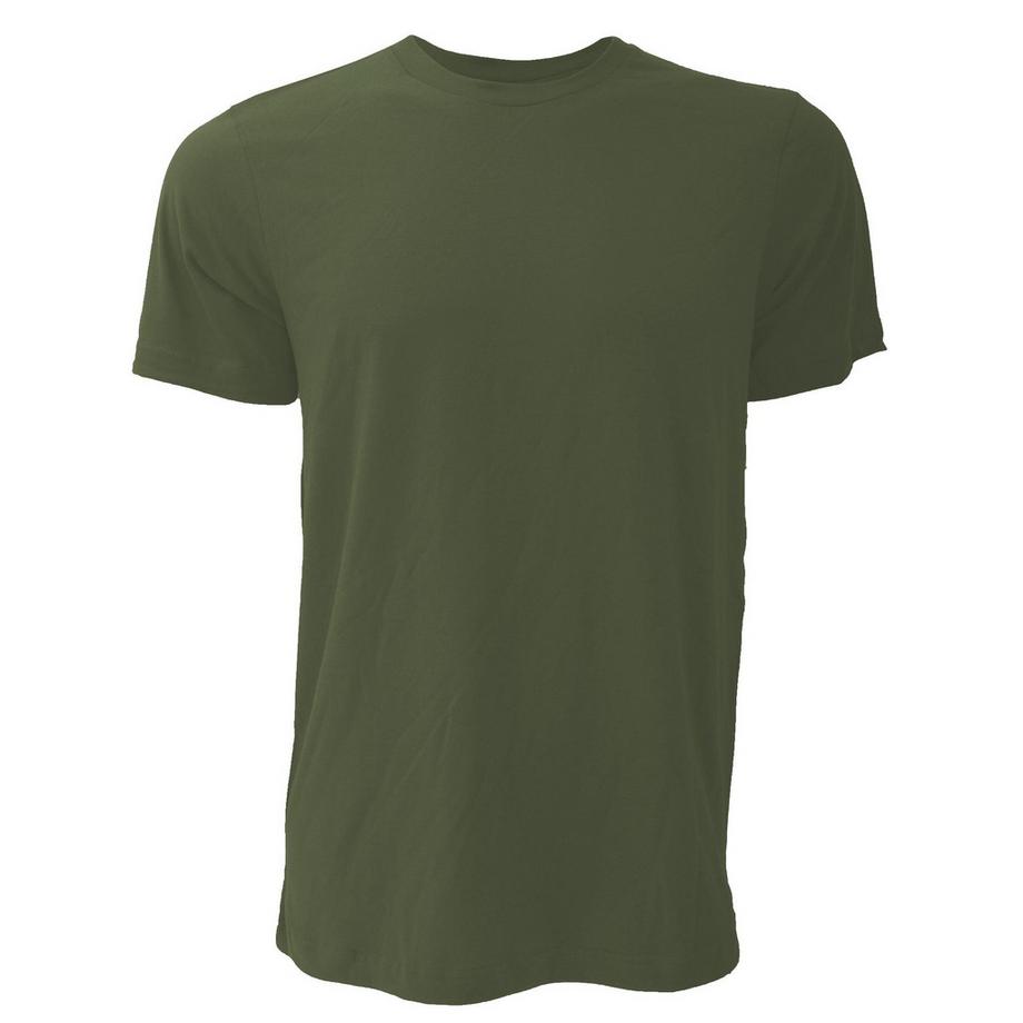 Canvas Jersey T-Shirt, Kurzarm