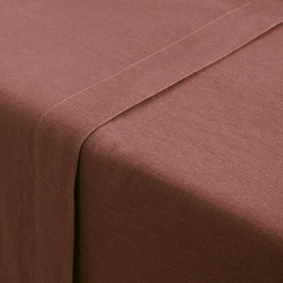 La Redoute Intérieurs Drap plat Linot en lin lavé  