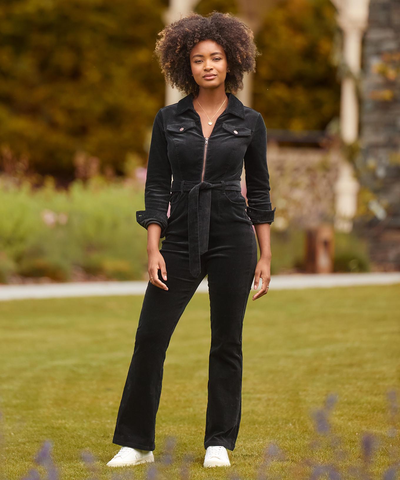 Joe Browns Darcy Retro Stretch Cord Jumpsuit  