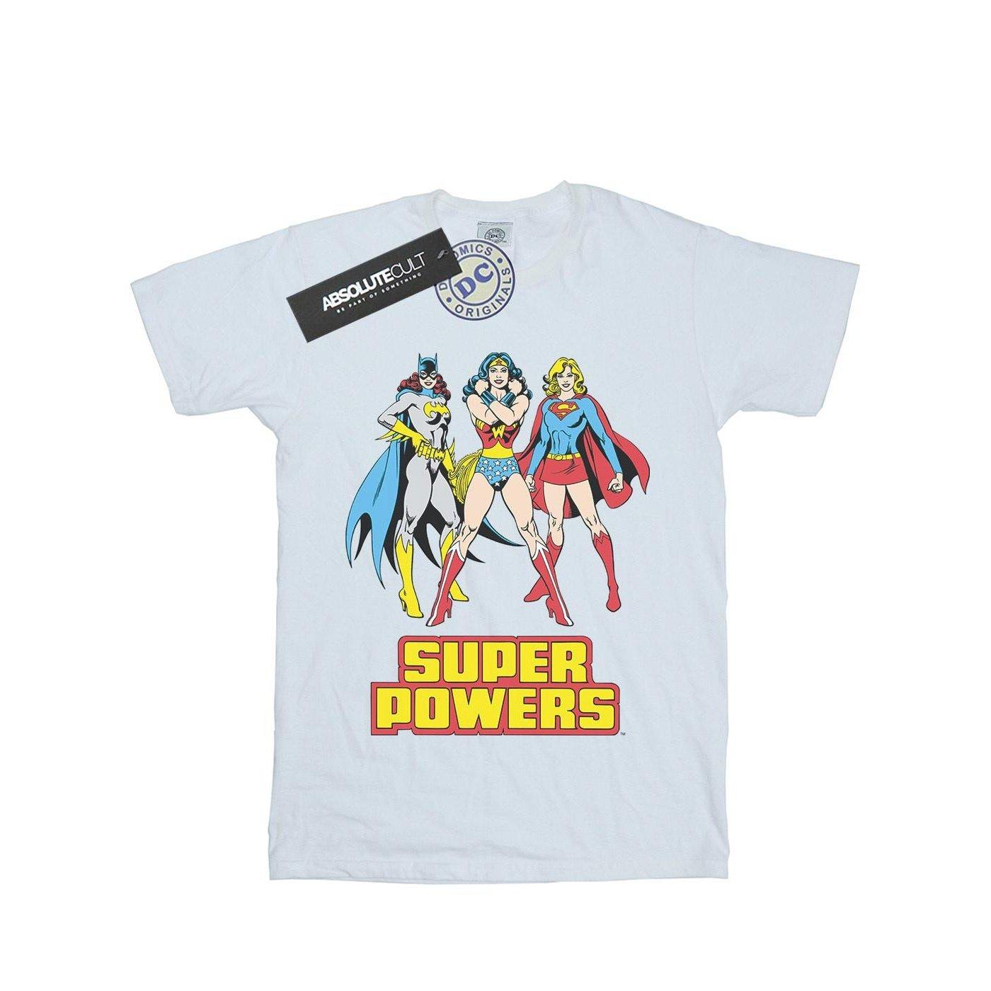 Image of Super Power Tshirt Mädchen Weiss 152-158