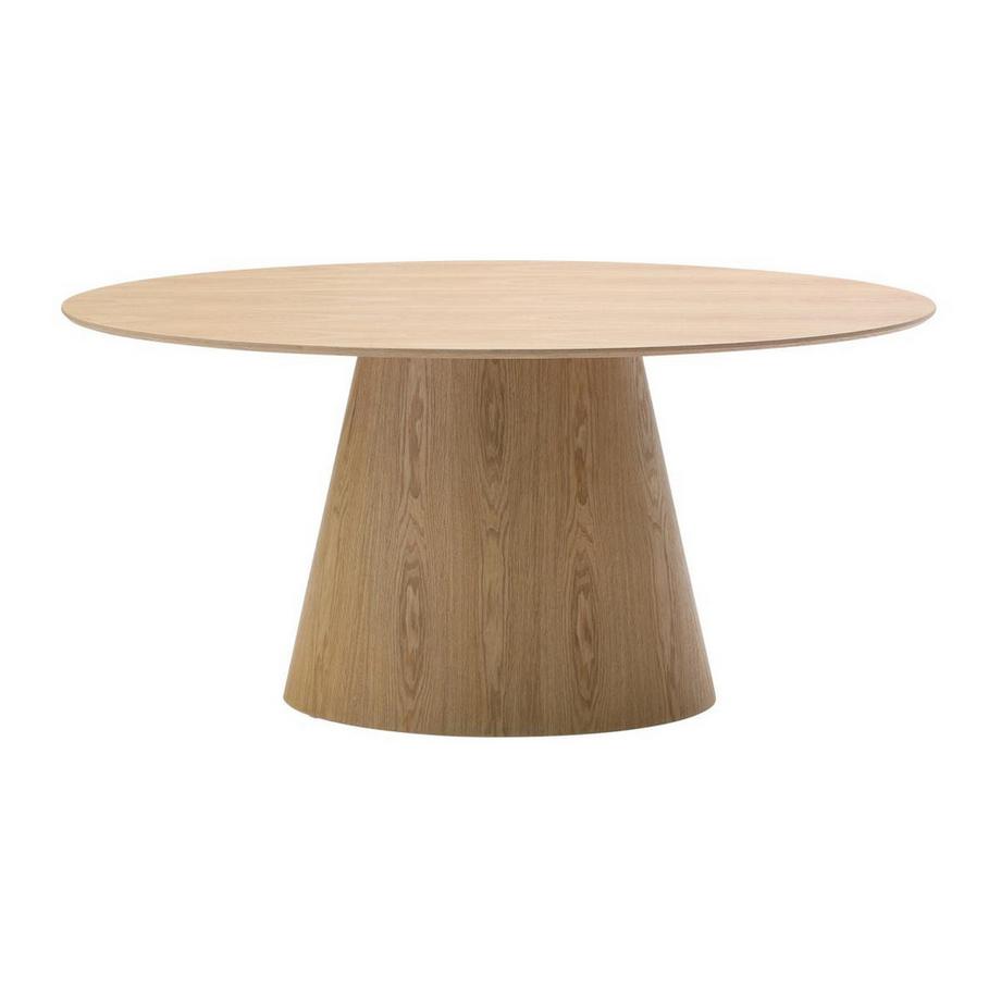 Vente-unique Table à manger 6 personnes en MDF - Naturel clair - ANTELADA  