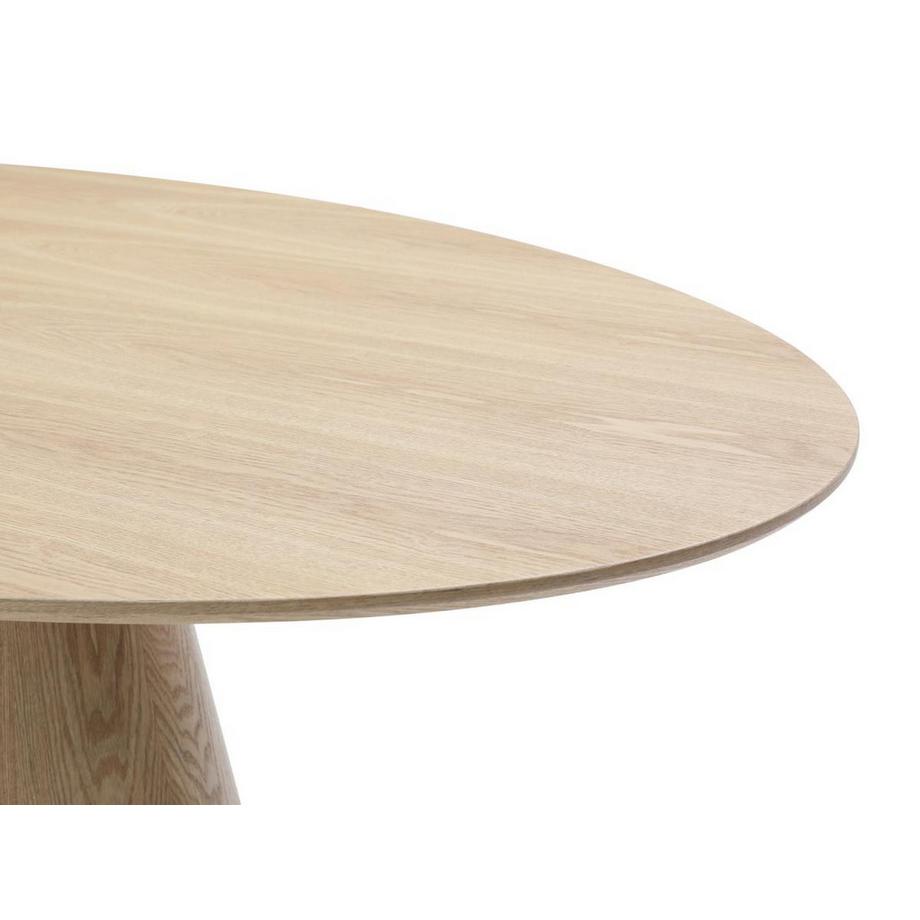 Vente-unique Table à manger 6 personnes en MDF - Naturel clair - ANTELADA  