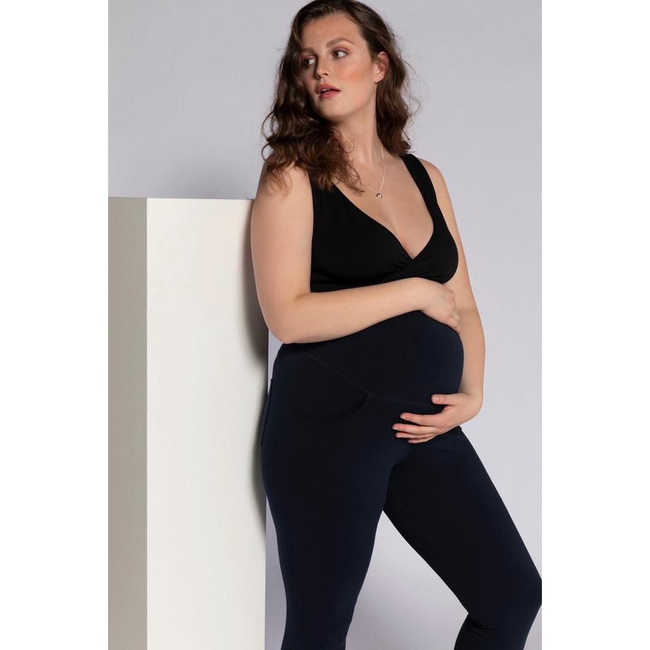 Ulla Popken Leggings Bellieva Vita Elastica Larga Taglio Aderente Cotone Biologico GOTS  