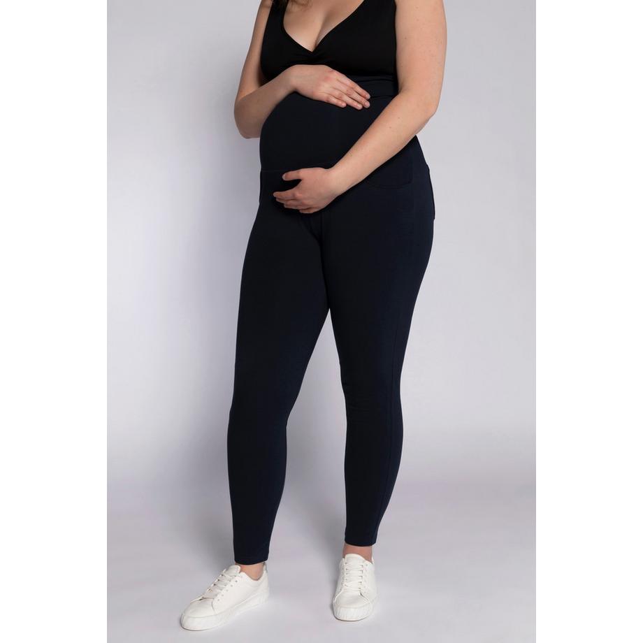 Ulla Popken Leggings Bellieva Vita Elastica Larga Taglio Aderente Cotone Biologico GOTS  