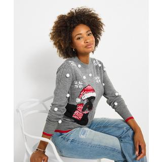 Joe Browns Pullover ricamato cane Scottie  