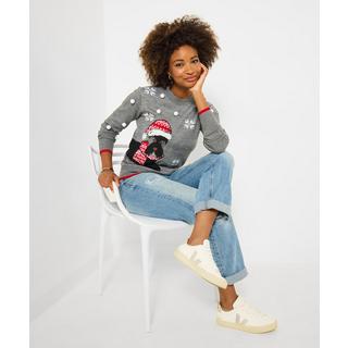 Joe Browns Pullover ricamato cane Scottie  