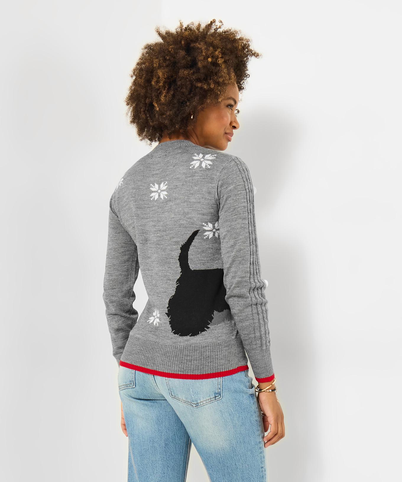 Joe Browns Pullover ricamato cane Scottie  