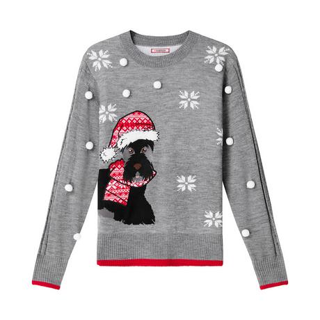 Joe Browns Pullover ricamato cane Scottie  