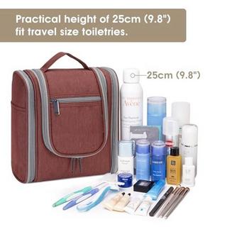 Only-bags.store  Trousse de toilette - Trousse cosmétique - Trousse de toilette, Date rouge (medio) 