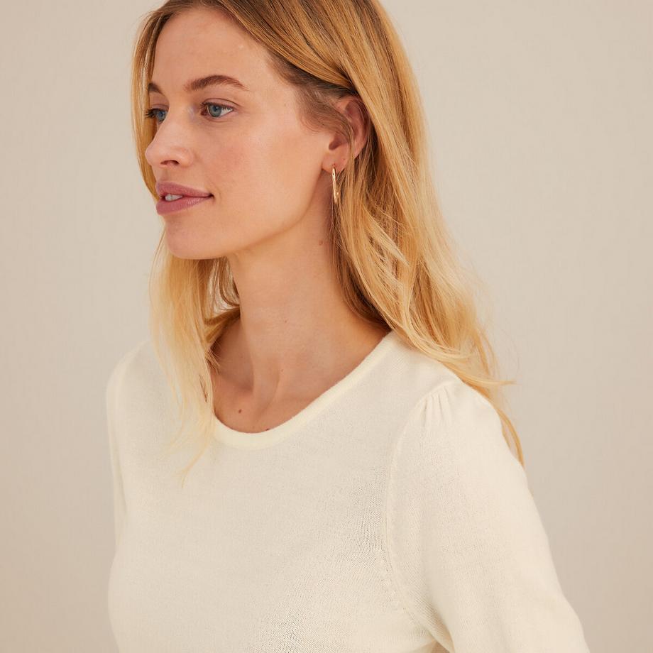 La Redoute Collections Pull col rond  