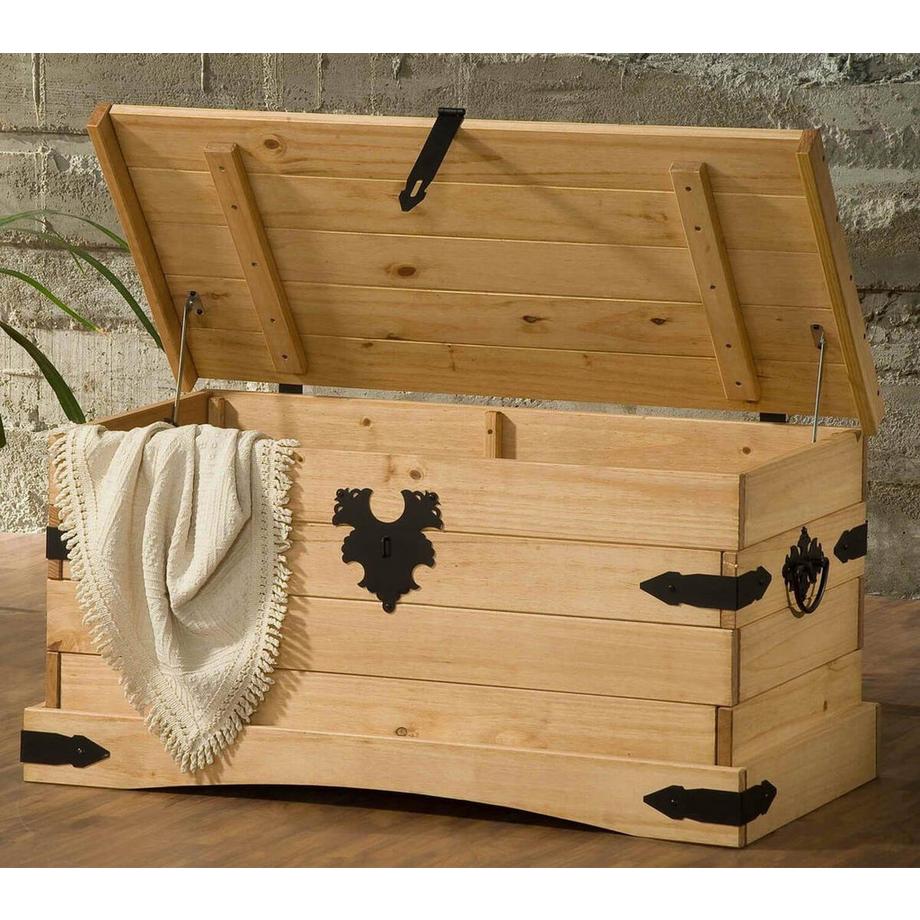 mutoni Cassapanca Visaro pino naturale 92x46  