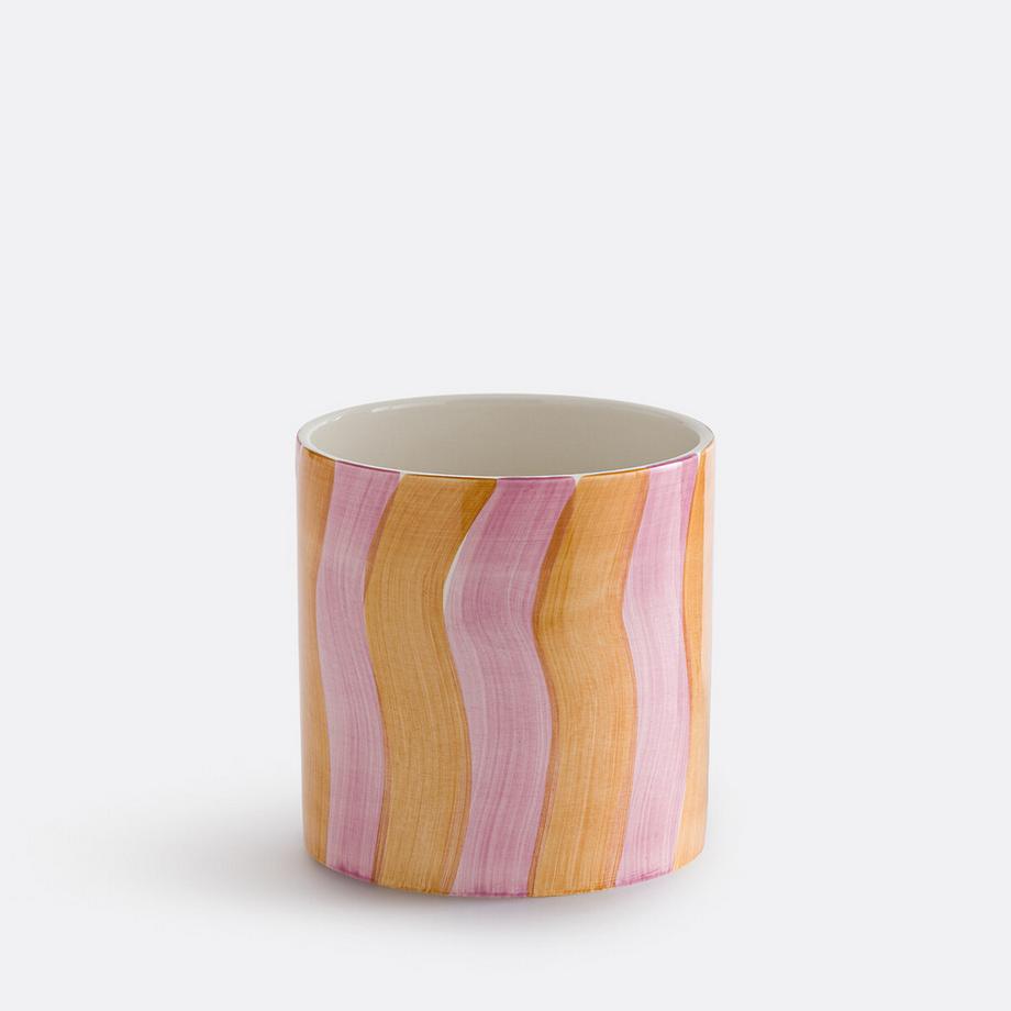 Cache-pot en céramique émaillée
