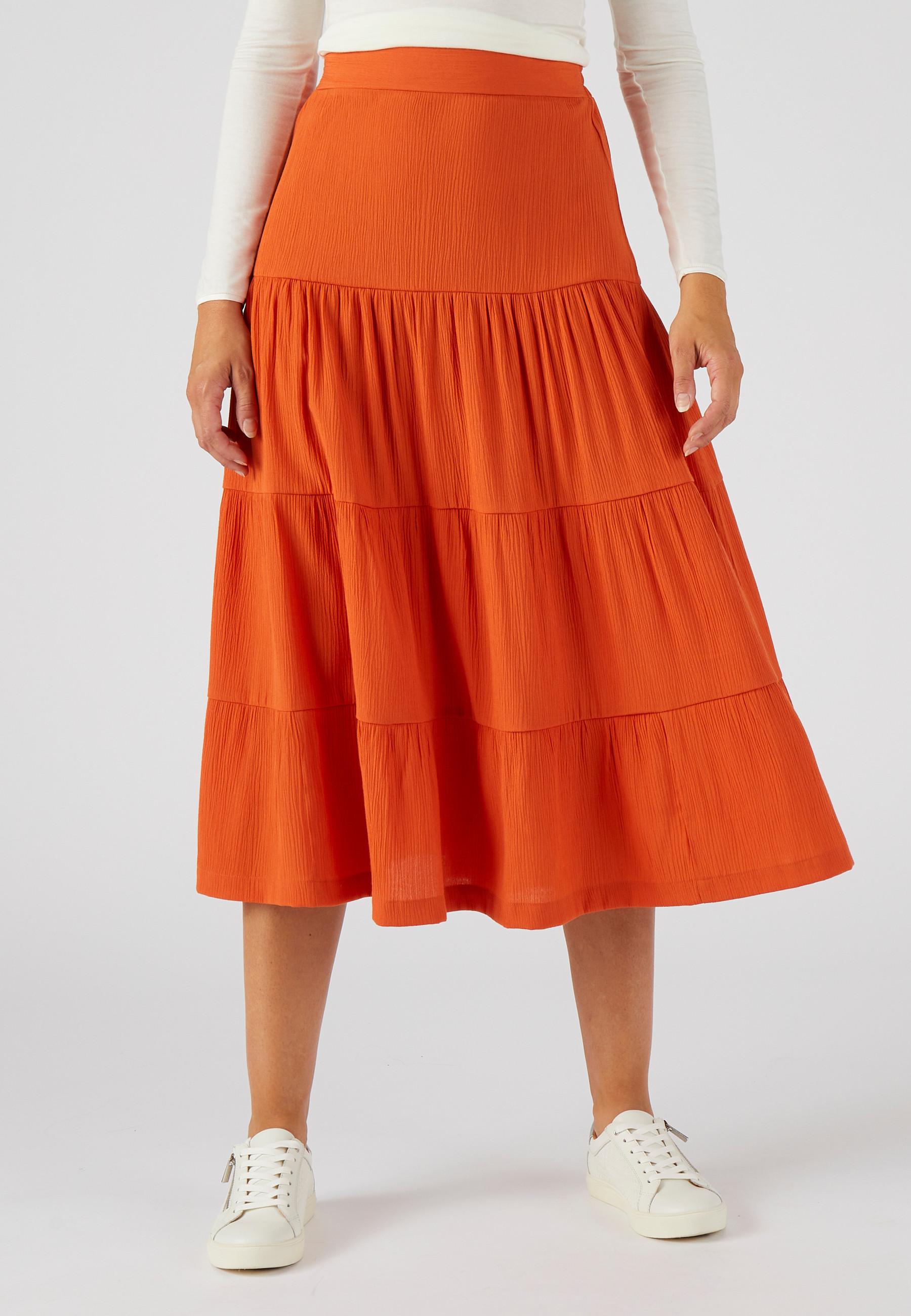 Image of Weiter Rock. Damen Orange 56