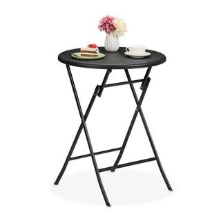 Northix Runder Gartentisch in Rattanoptik  