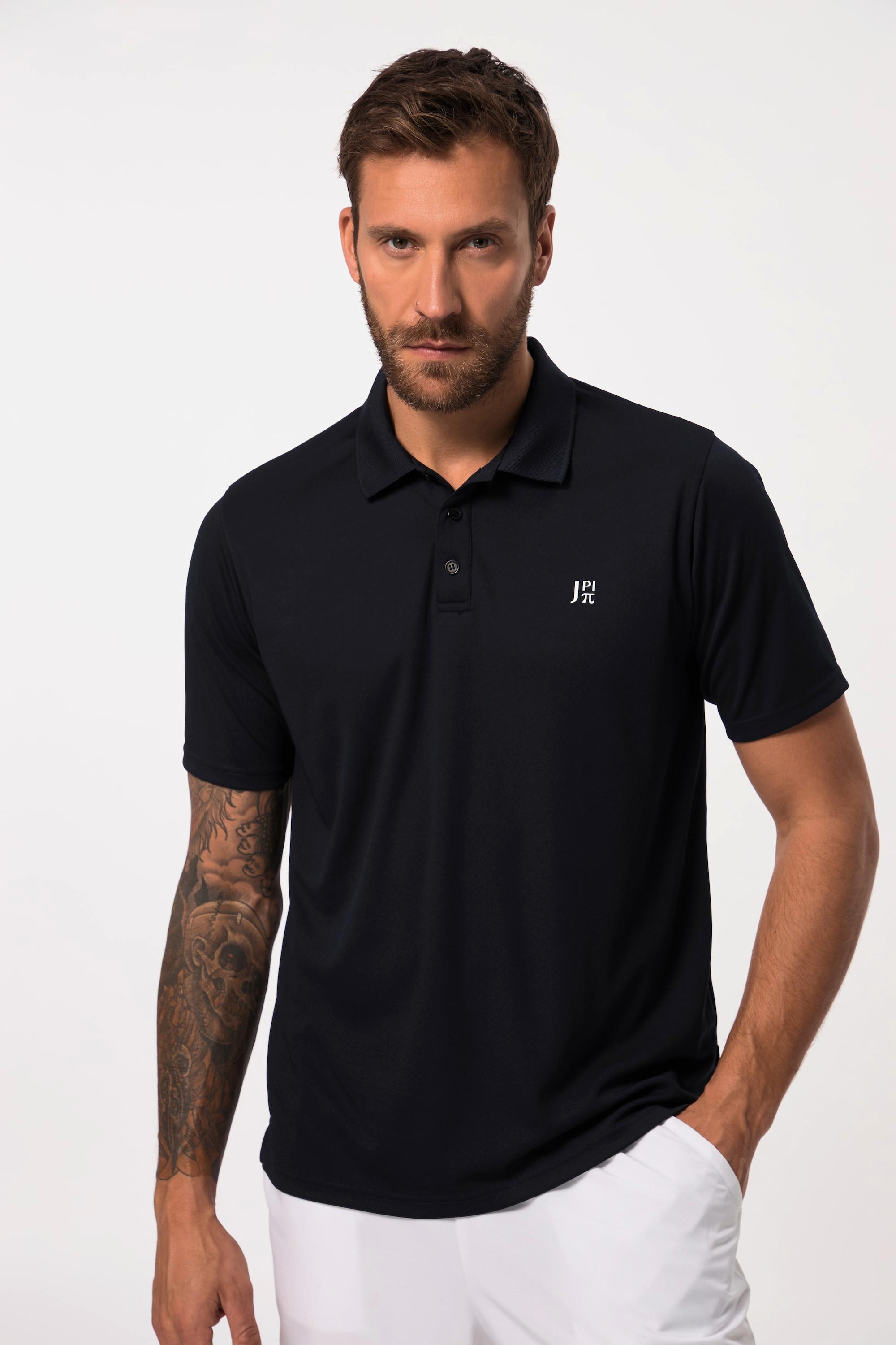 JP1880  Maglia polo da tennis con stampe, FLEXNAMIC®, QuickDry e mezze maniche 