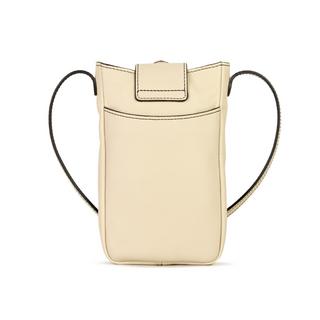 Kate Lee  Pochette téléphone en cuir Fiolaine beige 