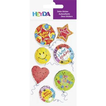 HEYDA 203780682 sticker decorativi Cartone Multicolore 7 pz