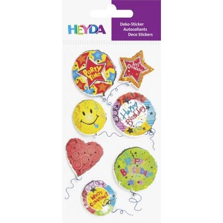 HEYDA  HEYDA 203780682 autocollant décoratif Carton Multicolore 7 pièce(s) 