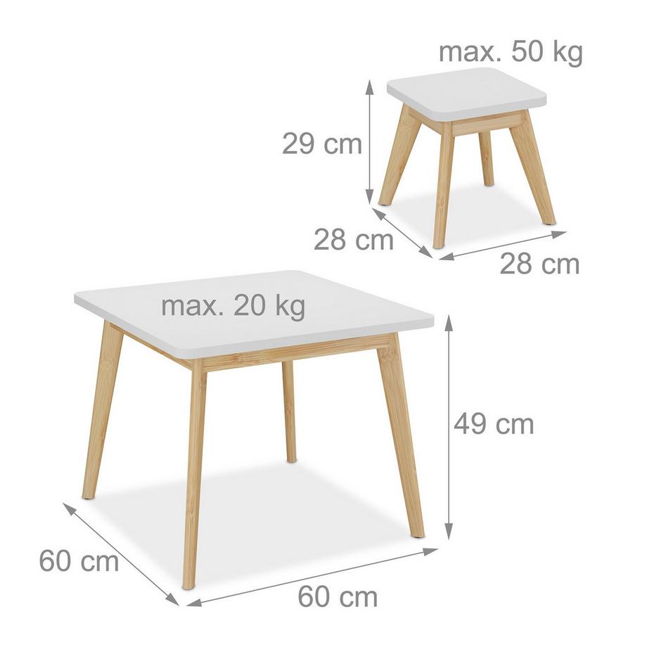 B2X  Ensemble de meubles pour enfants de 5 pièces 