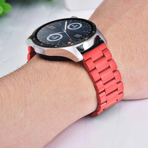 Avizar  Bracelet Huawei Watch GT 3 Maille Rouge 