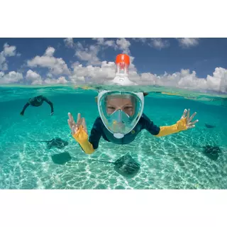 Masque de snorkeling Easybreath junior - Subea
