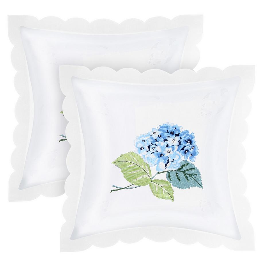 Avizar 2 Stk. Kissenbezüge Hortensienblume  
