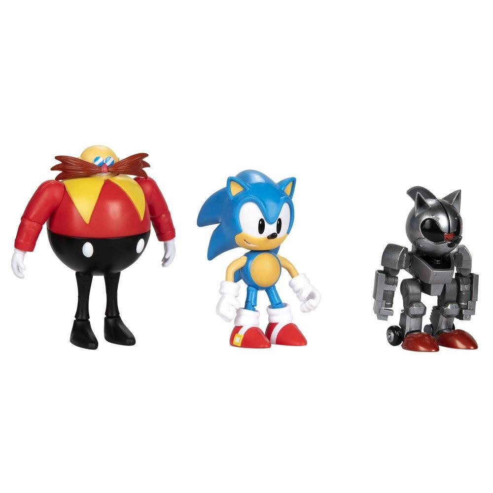 JAKKS Pacific  Sonic The Hedgehog 30th Anniversary Pack 3 Figuren 10cm 