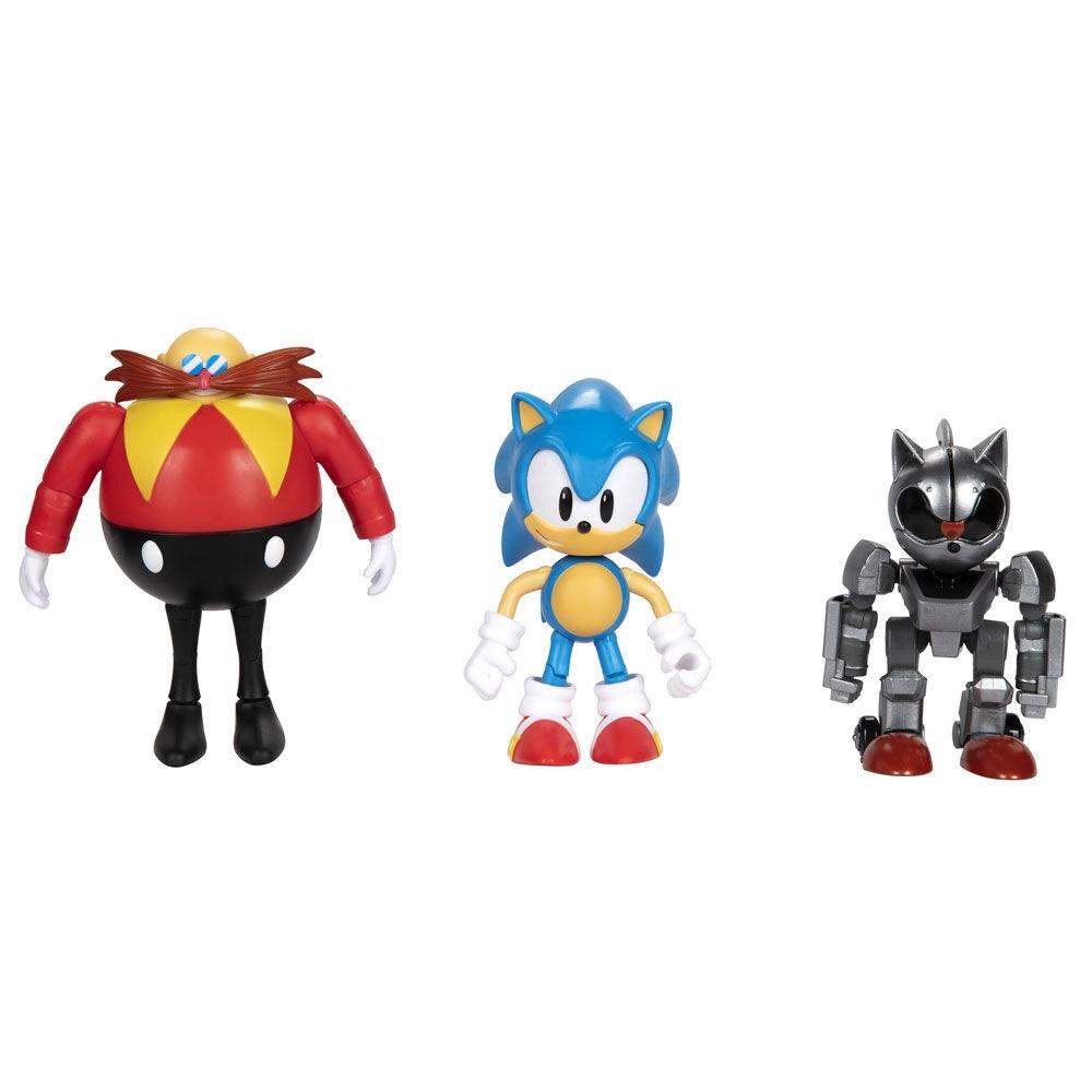 JAKKS Pacific  Sonic The Hedgehog 30th Anniversary Pack 3 Figuren 10cm 