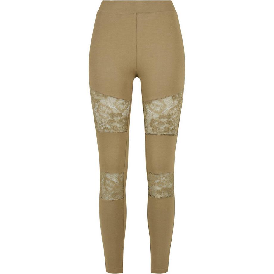 URBAN CLASSICS Leggings con inserto in pizzo  