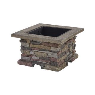 Beliani Foyer avec grille en MgO KELUD  