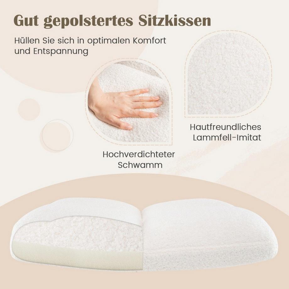 Northix Bürostuhl, ohne Armlehnen, 160 kg Tragkraft  