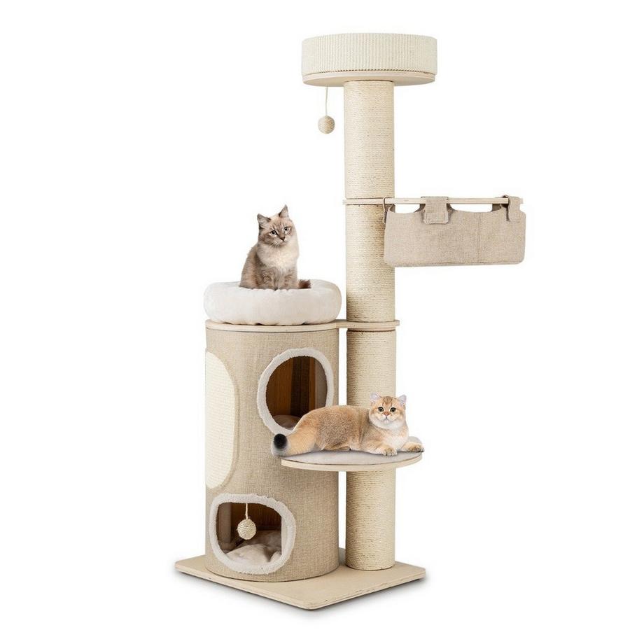 Arbre à chat avec hamac et griffoir