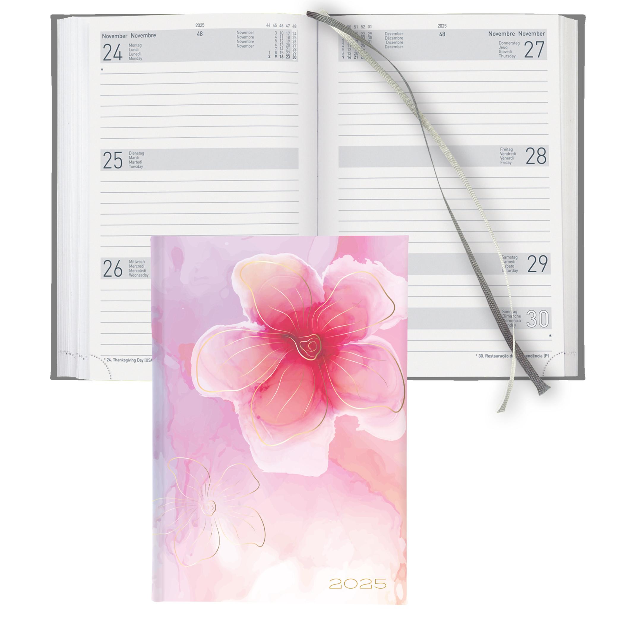 Biella Agenda de bureau Dispo Term Trend, Flower - Multicolores  