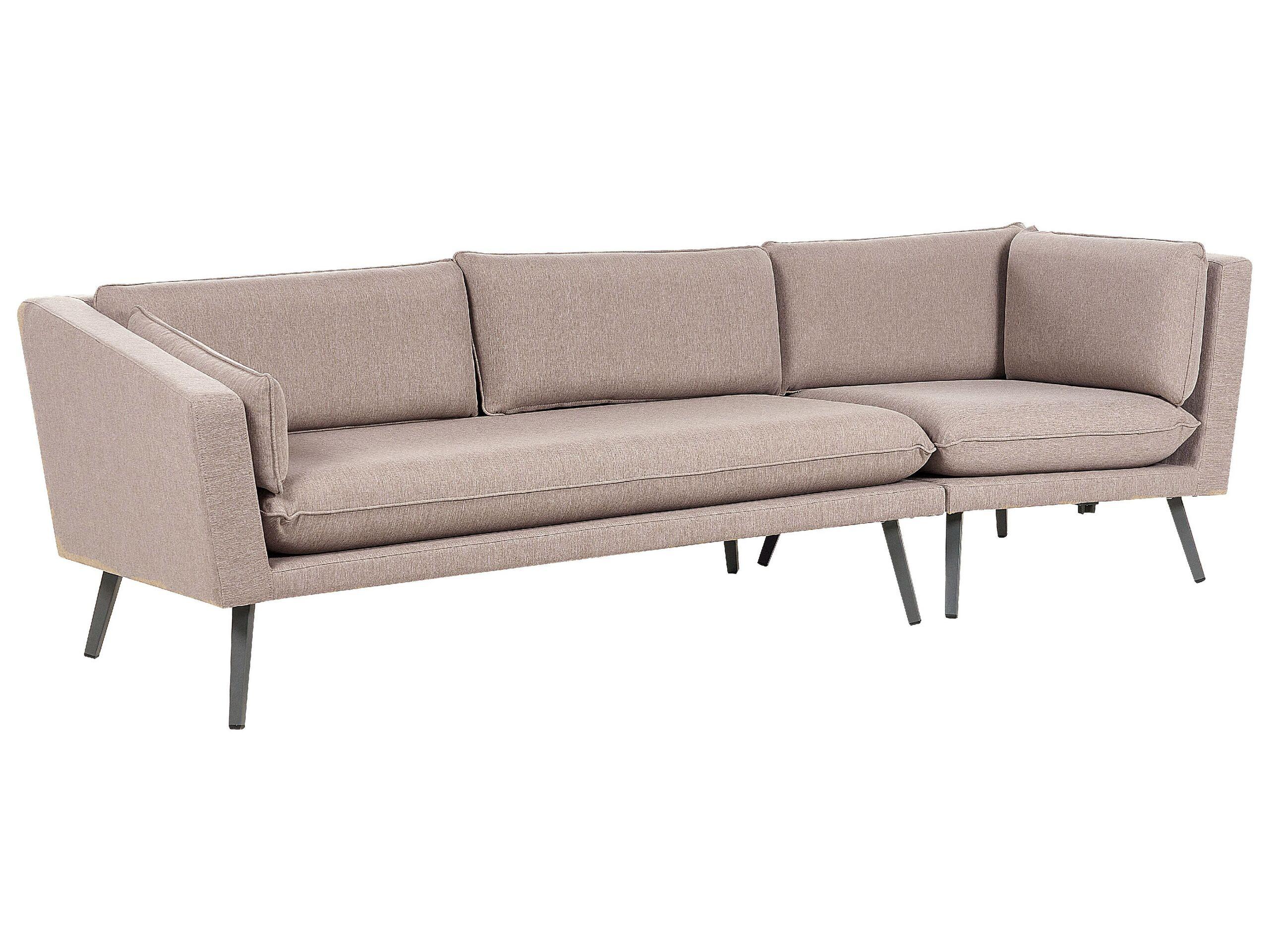 Beliani Ecksofa aus Polyester Modern LORETELLO  