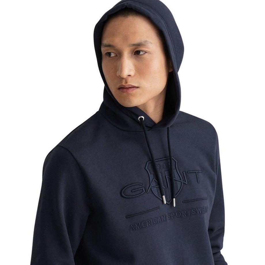 GANT Tonal Shield Hoodie  