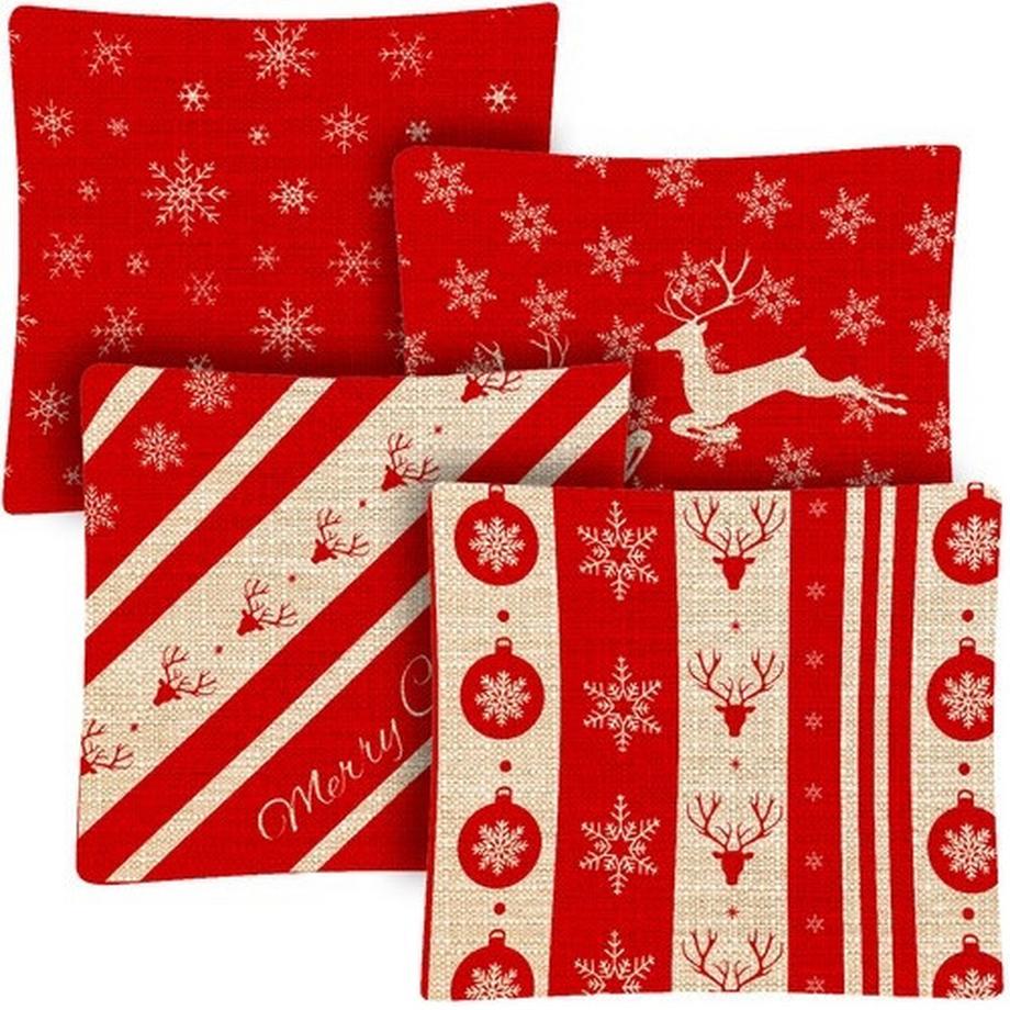 Dekorativer Kissenbezug 45x45cm - 4er-Set Ruhhy