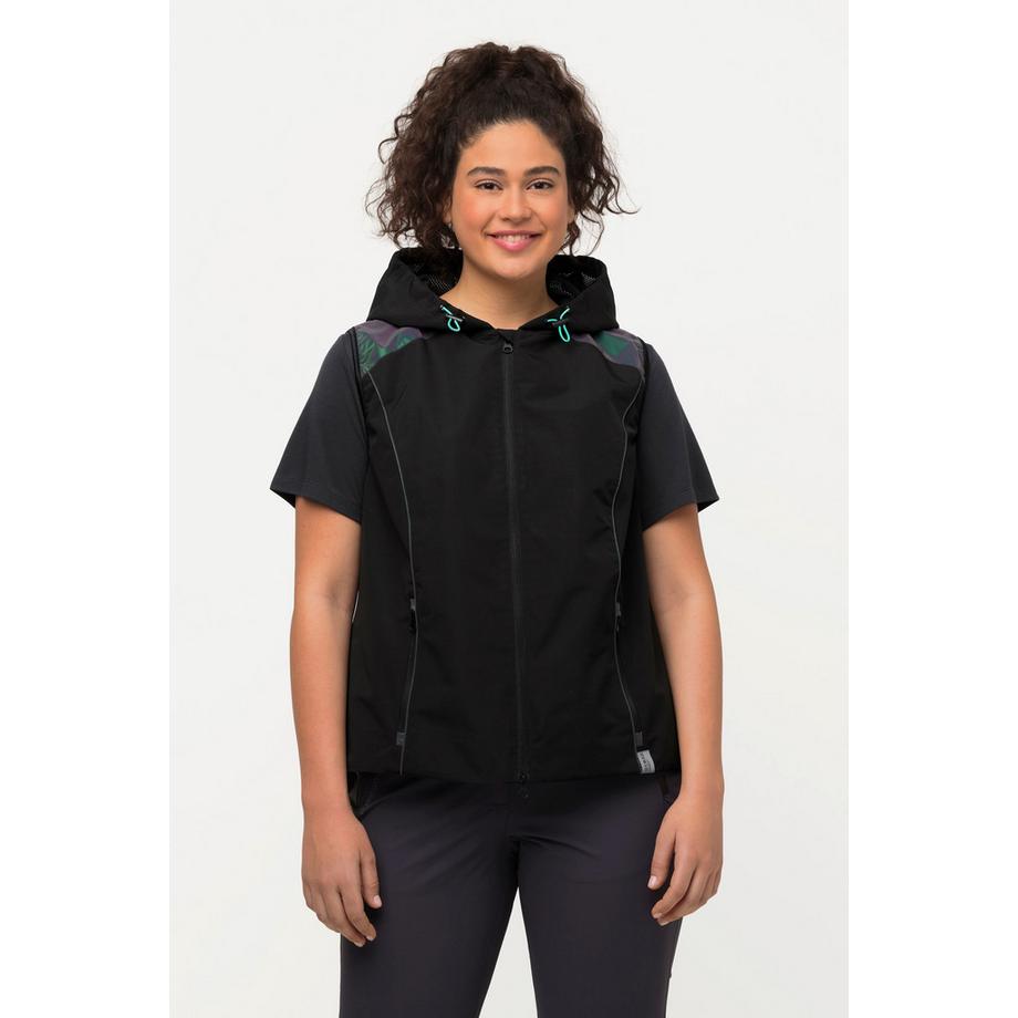 Ulla Popken Gilet Fonctionnel Réfléchissant Déperlant  