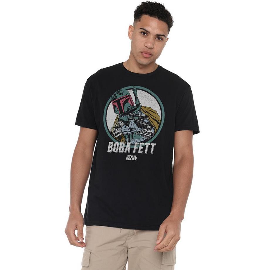 STAR WARS T-Shirt à Imprimé Graphique Boba Fett  