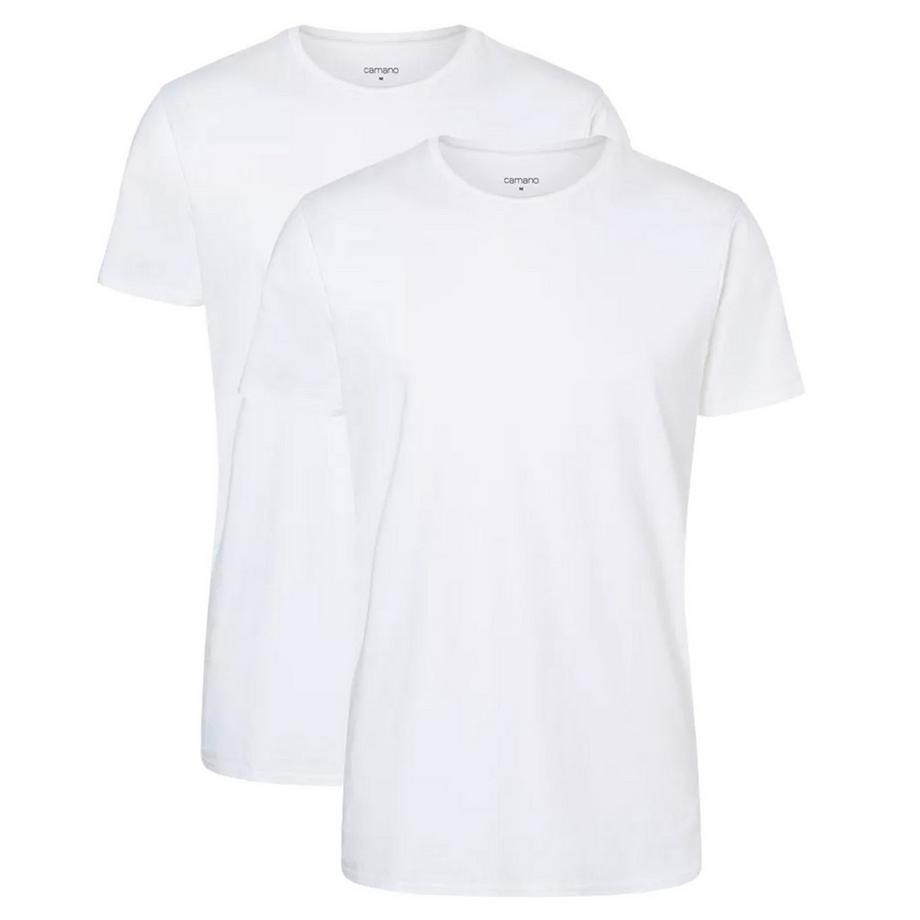 camano Comfort BCI Cotton Col Rond T-Shirt Lot de 2  