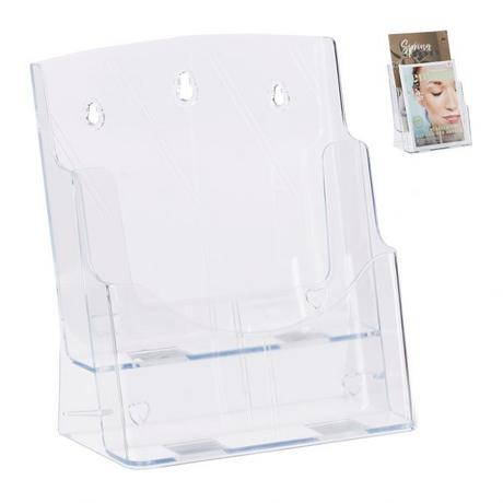 B2X 1 Stk. Prospekthalter DIN A4 2-stufig  