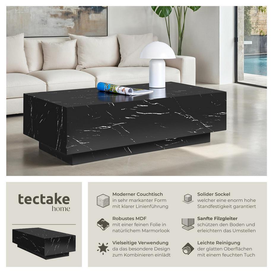 Tectake Table basse LASLEY design minimaliste  